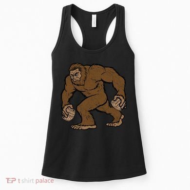 Sasquatch Bigfoot With Beer Kegs Women's Tank Top