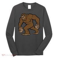 Sasquatch Bigfoot With Beer Kegs Long Sleeve Shirt thumb 0