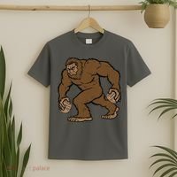 Sasquatch Bigfoot With Beer Kegs T-Shirt thumb 2