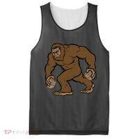 Sasquatch Bigfoot With Beer Kegs Mesh Reversible Basketball Jersey Tank thumb 0