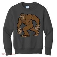 Sasquatch Bigfoot With Beer Kegs Kids Sweatshirt thumb 0