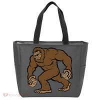 Sasquatch Bigfoot With Beer Kegs Tote Bag thumb 0
