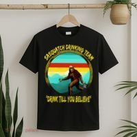 Sasquatch Drinking Team Drink Till You Believe T-Shirt thumb 2