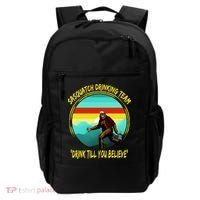 Sasquatch Drinking Team Drink Till You Believe Backpack thumb 0