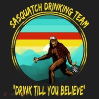 Sasquatch Drinking Team Drink Till You Believe Beanie thumb 2
