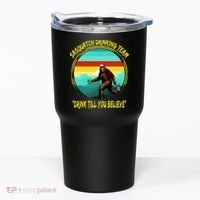 Sasquatch Drinking Team Drink Till You Believe Tumbler thumb 0