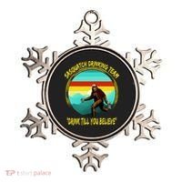 Sasquatch Drinking Team Drink Till You Believe Ornament thumb 0