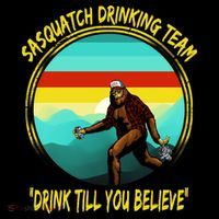 Sasquatch Drinking Team Drink Till You Believe Women's Tank Top thumb 5