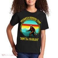 Sasquatch Drinking Team Drink Till You Believe Kids T-Shirt thumb 2