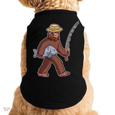 Sasquatch Gone Fishing Doggie Tank