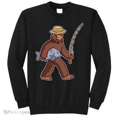 Sasquatch Gone Fishing Sweatshirt