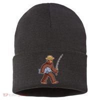 Sasquatch Gone Fishing Sustainable Knit Beanie thumb 0