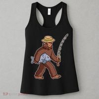Sasquatch Gone Fishing Women's Tank Top thumb 3