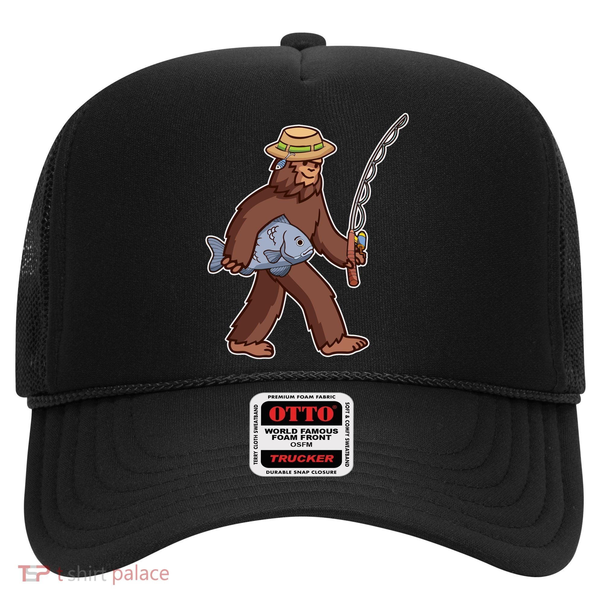 Sasquatch Gone Fishing Hat
