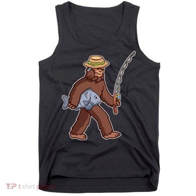 Sasquatch Gone Fishing Tank Top