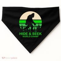 Sasquatch Hide And Seek World Champion USA-Made Doggie Bandana thumb 0
