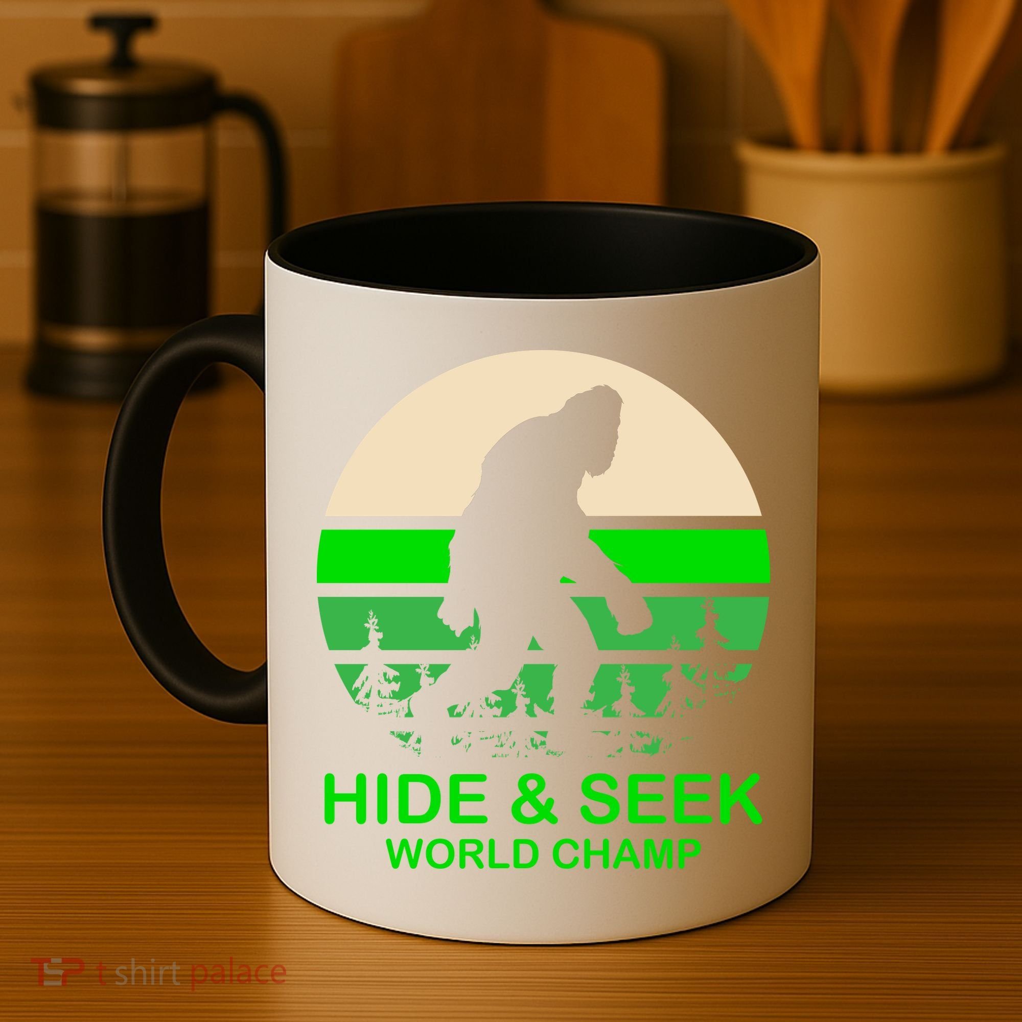 Sasquatch Hide And Seek World Champion Coffee Mug