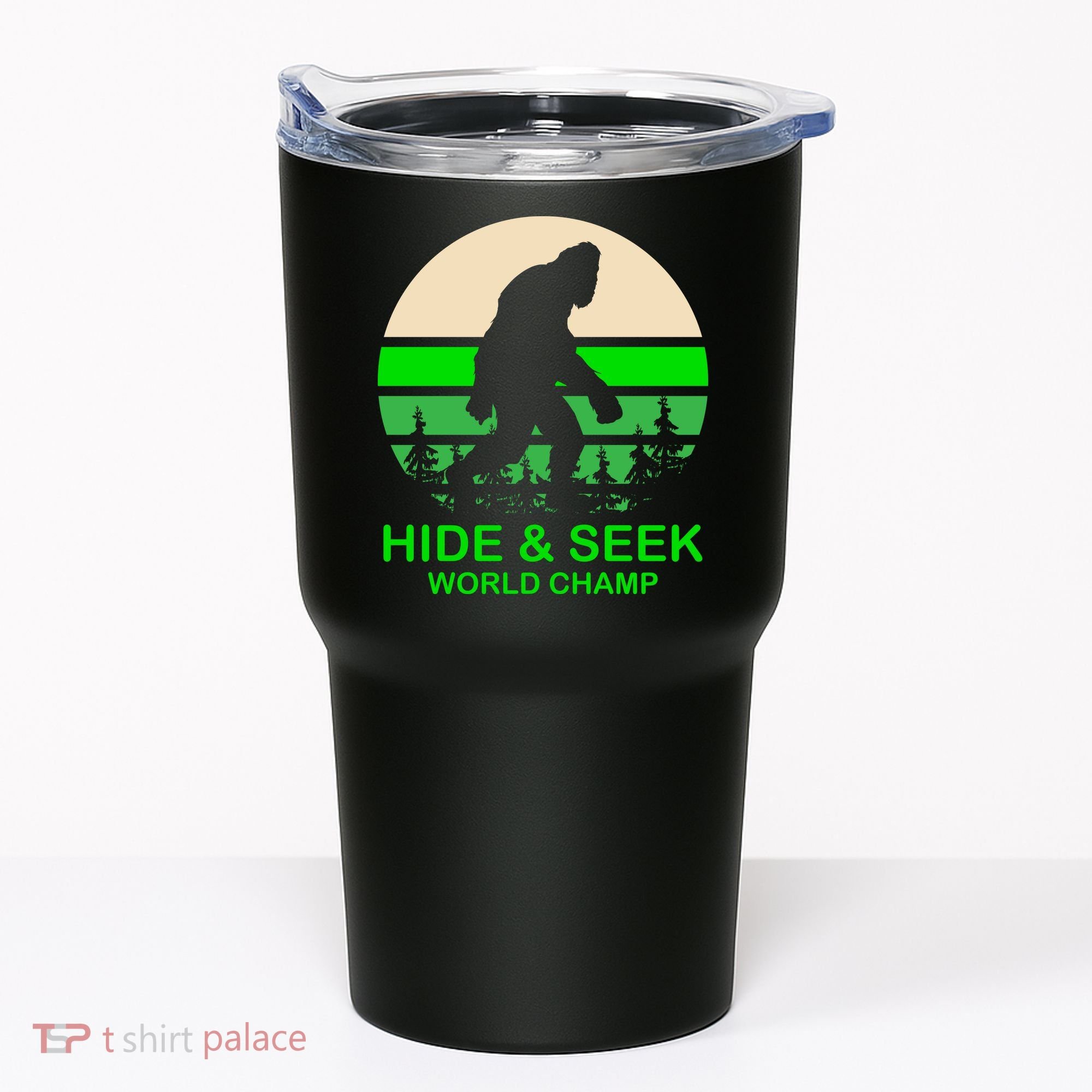 Sasquatch Hide And Seek World Champion Tumbler
