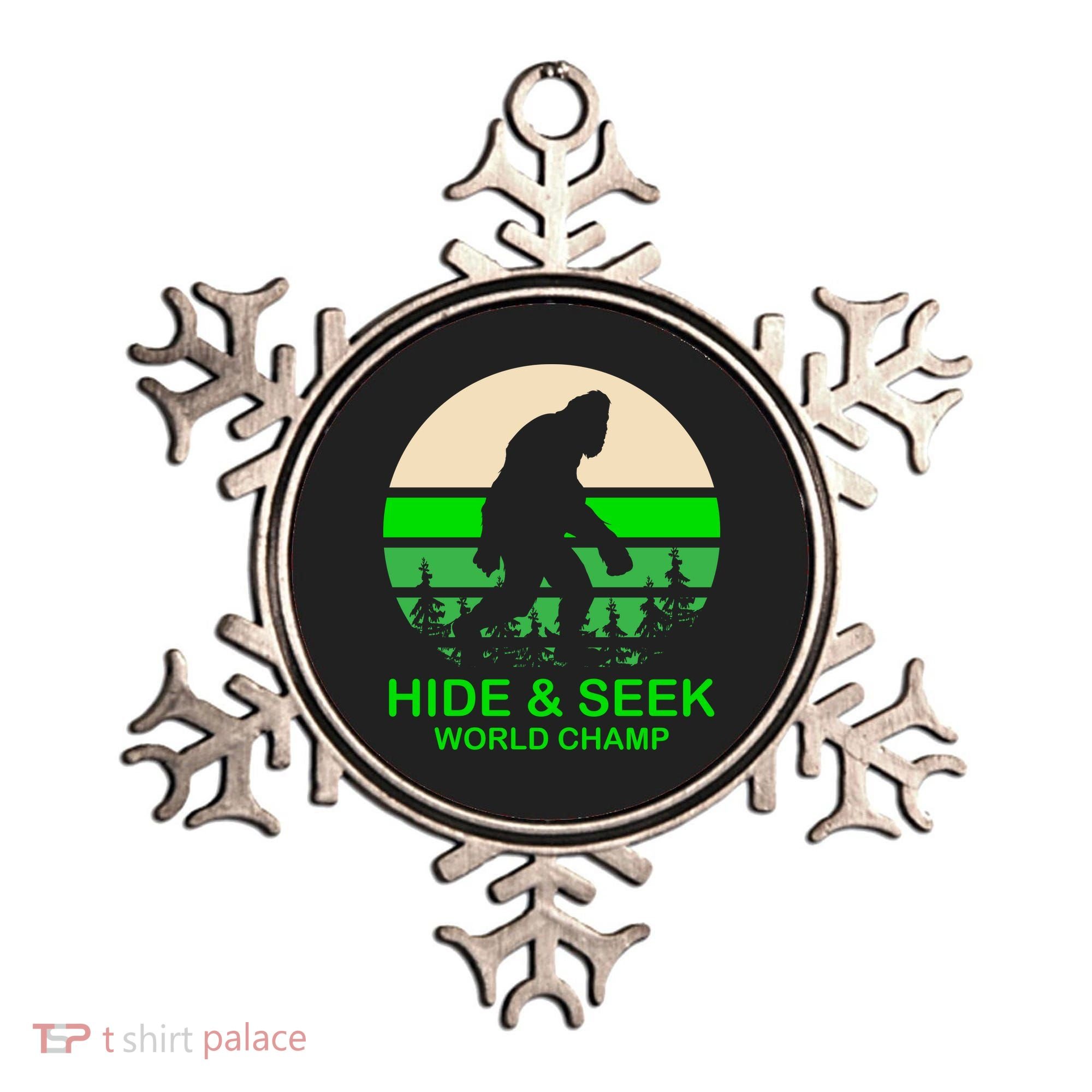 Sasquatch Hide And Seek World Champion Ornament