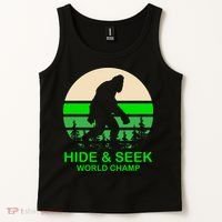 Sasquatch Hide And Seek World Champion Tank Top thumb 2