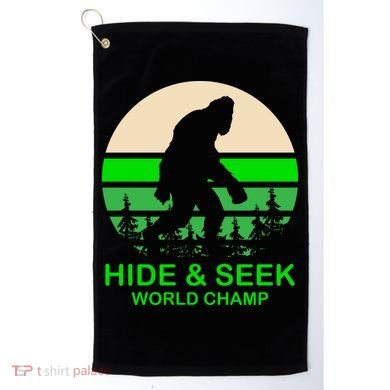 Sasquatch Hide And Seek World Champion Golf Towel