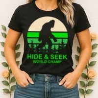 Sasquatch Hide And Seek World Champion Women's T-Shirt thumb 2