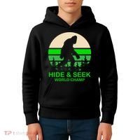 Sasquatch Hide And Seek World Champion Kids Hoodie thumb 4