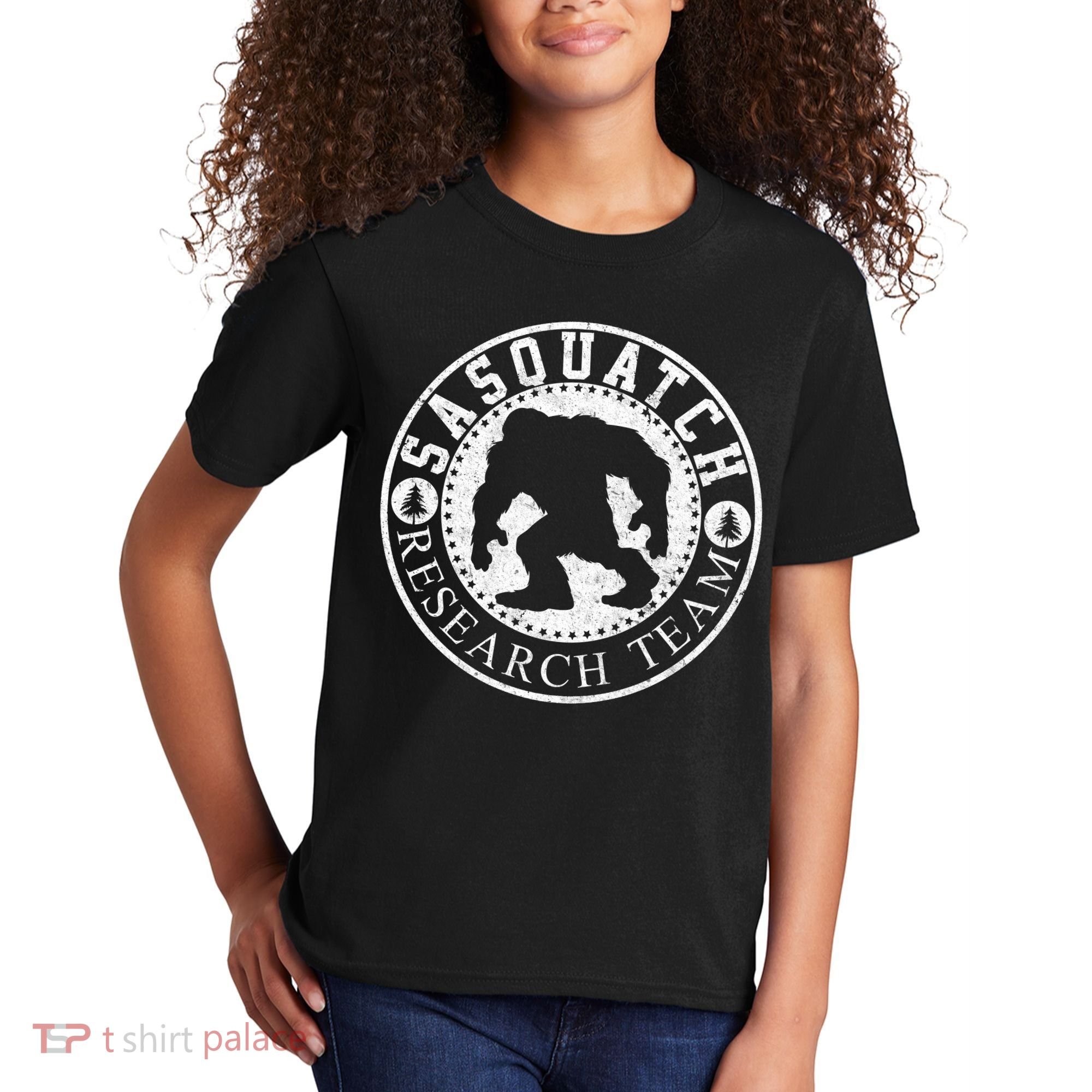 Sasquatch Research Team Kids T-Shirt