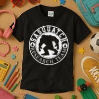 Sasquatch Research Team Kids T-Shirt thumb 3