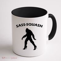 Sass-Squash Sassy Sasquatch Bigfoot Coffee Mug thumb 1