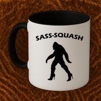Sass-Squash Sassy Sasquatch Bigfoot Coffee Mug thumb 2