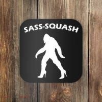 Sass-Squash Sassy Sasquatch Bigfoot Coaster thumb 0