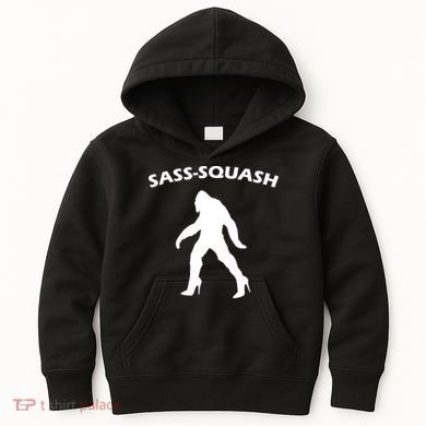 Sass-Squash Sassy Sasquatch Bigfoot Kids Hoodie