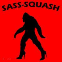 Sass-Squash Sassy Sasquatch Bigfoot Santa Hat thumb 1