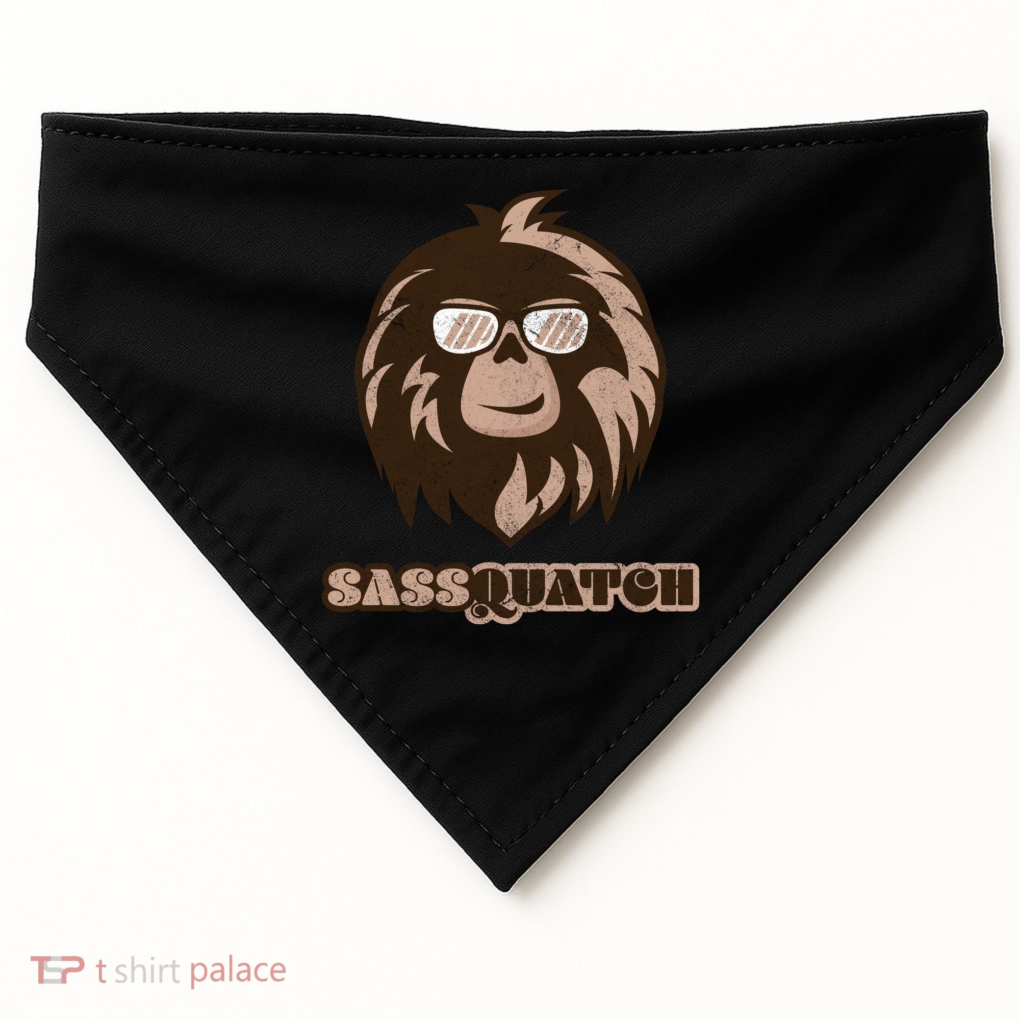 Sassquatch Funny Sasquatch USA-Made Doggie Bandana