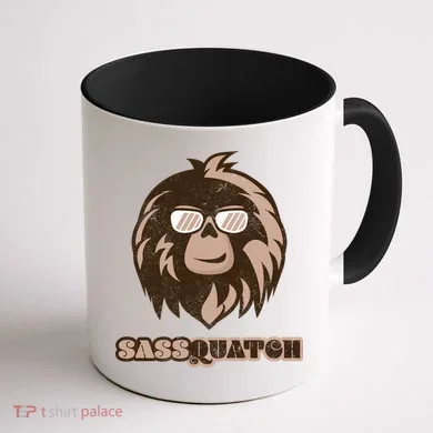 Sassquatch Funny Sasquatch Coffee Mug back