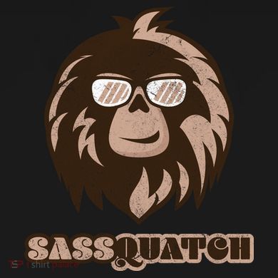 Sassquatch Funny Sasquatch Tie-Dye T-Shirt