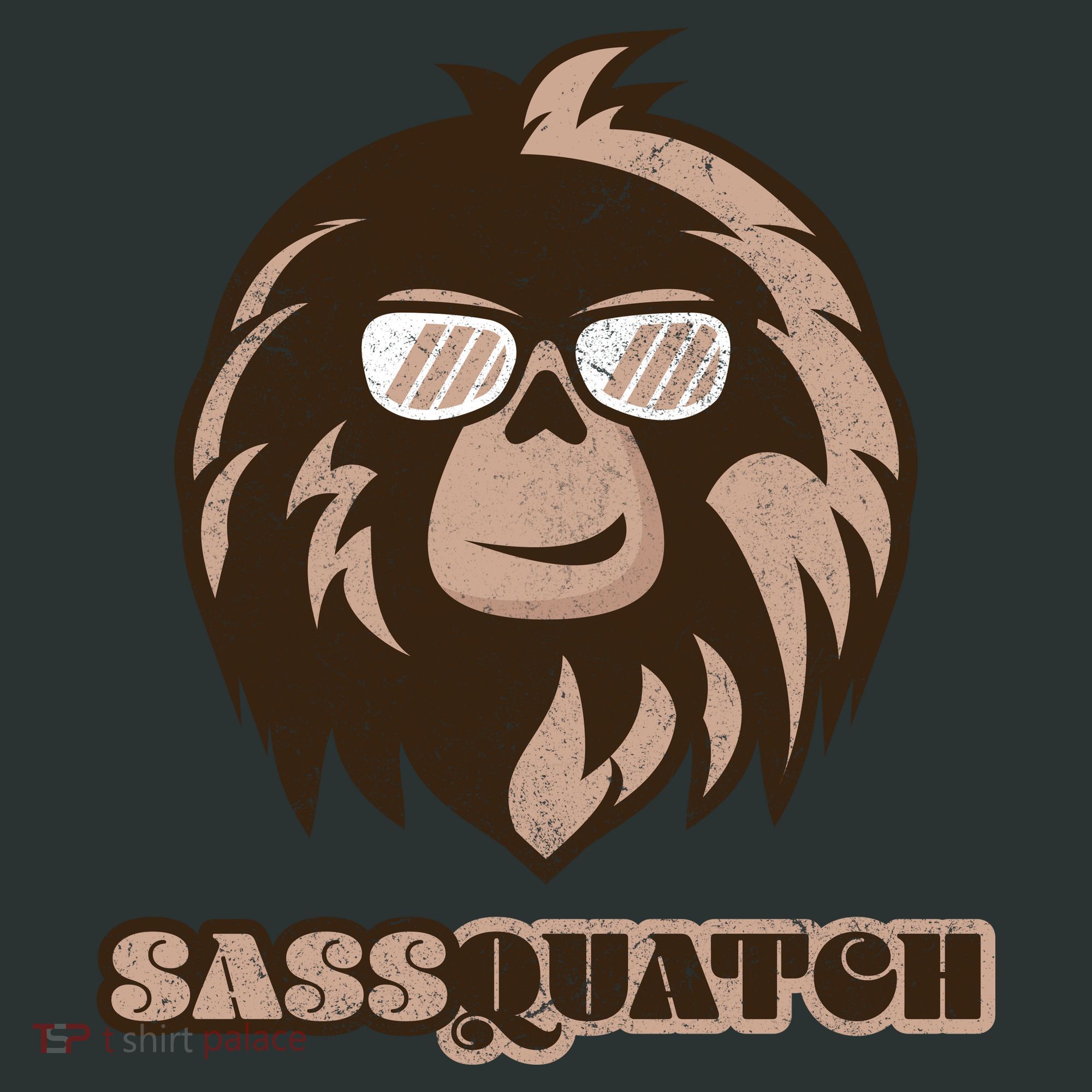 Sassquatch Funny Sasquatch Button