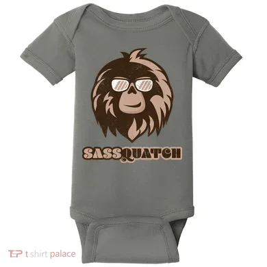 Sassquatch Funny Sasquatch Baby Bodysuit