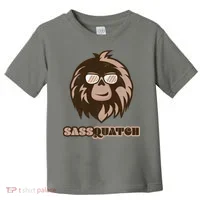 Sassquatch Funny Sasquatch Toddler T-Shirt thumb 0