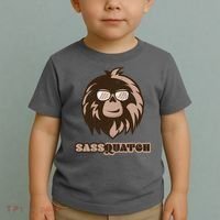 Sassquatch Funny Sasquatch Toddler T-Shirt thumb 2
