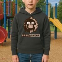 Sassquatch Funny Sasquatch Kids Hoodie thumb 2
