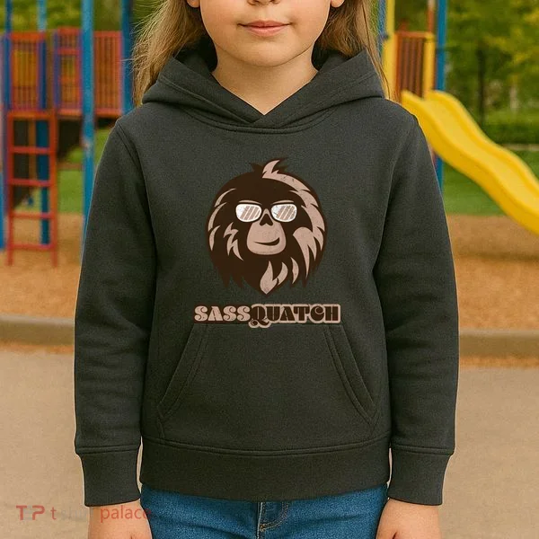 Sassquatch Funny Sasquatch Kids Hoodie