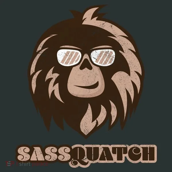 Sassquatch Funny Sasquatch Kids Long Sleeve Shirt