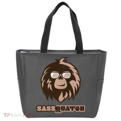 Sassquatch Funny Sasquatch Tote Bag