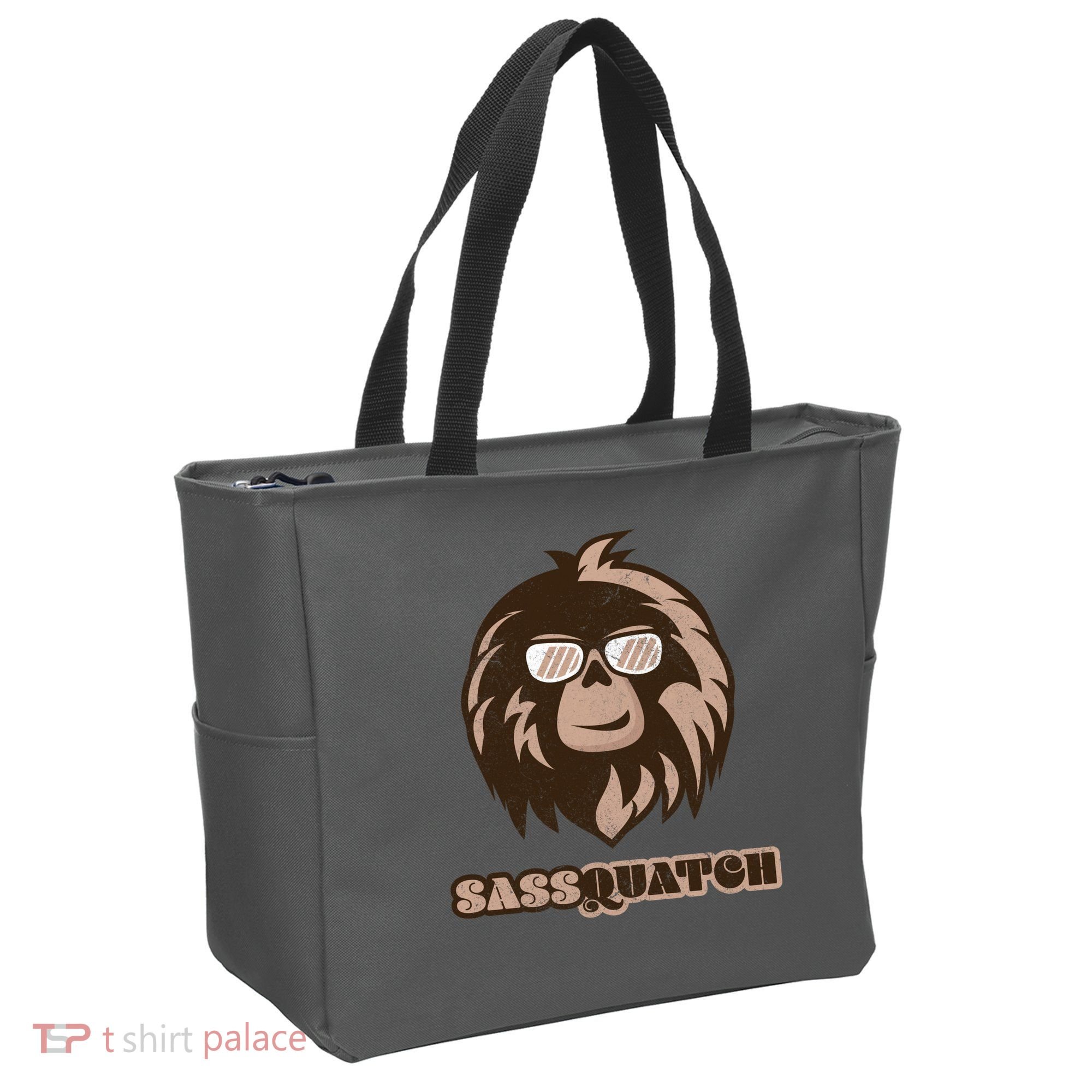 Sassquatch Funny Sasquatch Tote Bag
