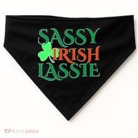 Sassy Irish Lassie USA-Made Doggie Bandana thumb 0