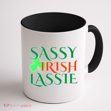 Sassy Irish Lassie Coffee Mug back