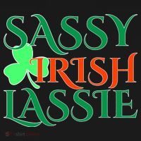 Sassy Irish Lassie Tie Dye Hoodie thumb 2