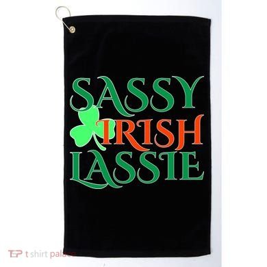 Sassy Irish Lassie Golf Towel